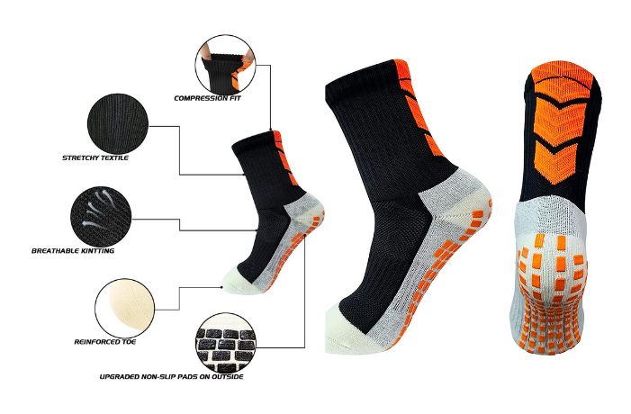 Basketball grip socks