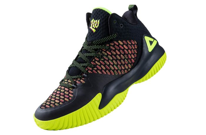 Lou Williams peak basketball shoes-Fluorescent Yellow