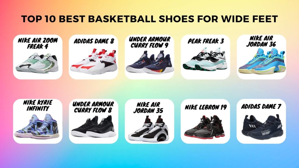 10 Best Basketball Shoes for Wide Feet Overall 