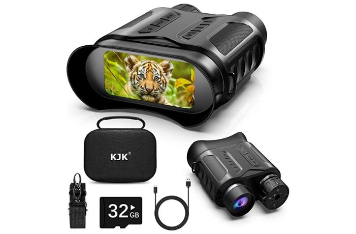 Model 1: KJK 4K Night Vision Binoculars-Trail Camera Reviews